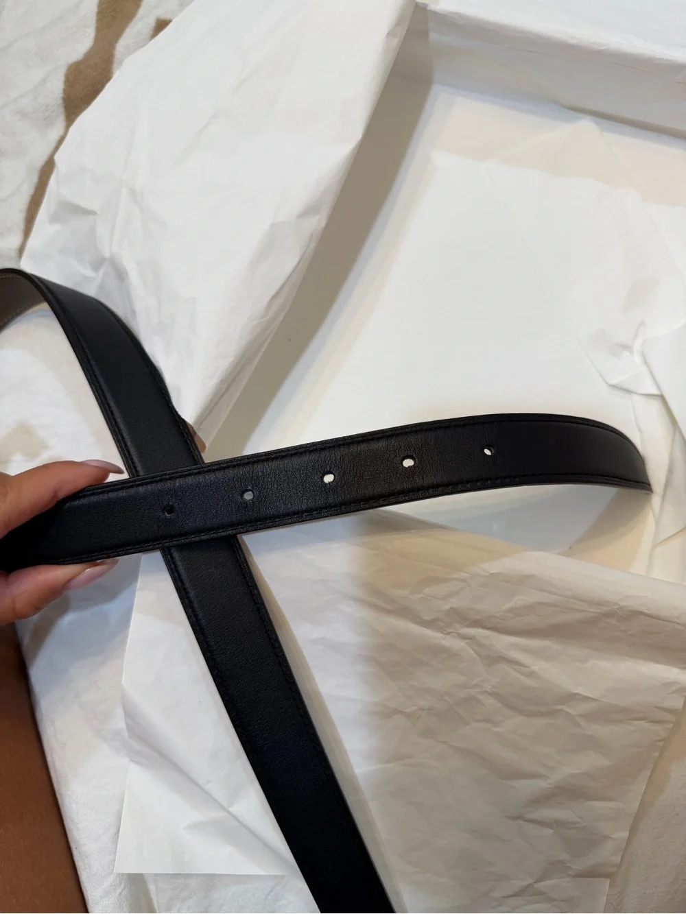 Authentic Hermès Reversible H Belt 75 Etoupe and Black Rose Buckle + Box